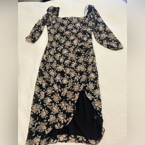 Floral dress size large